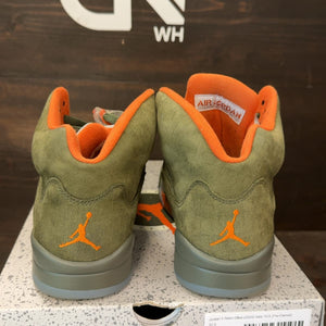 Jordan 5 Retro Olive (2024) Size 10.5 (Pre-Owned) - aux