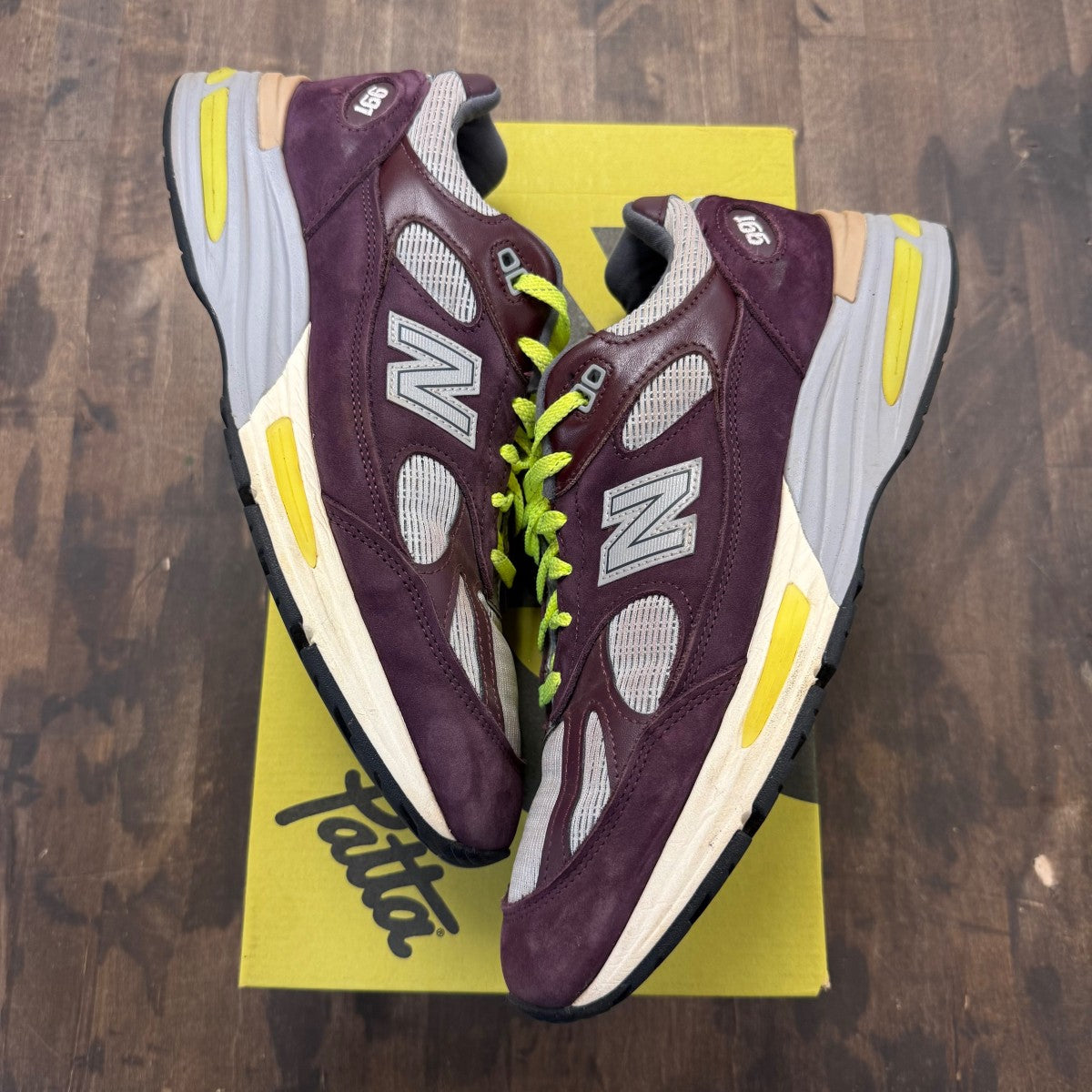 New Balance 991v2 MiUK Patta Pickled Beet - Image 1