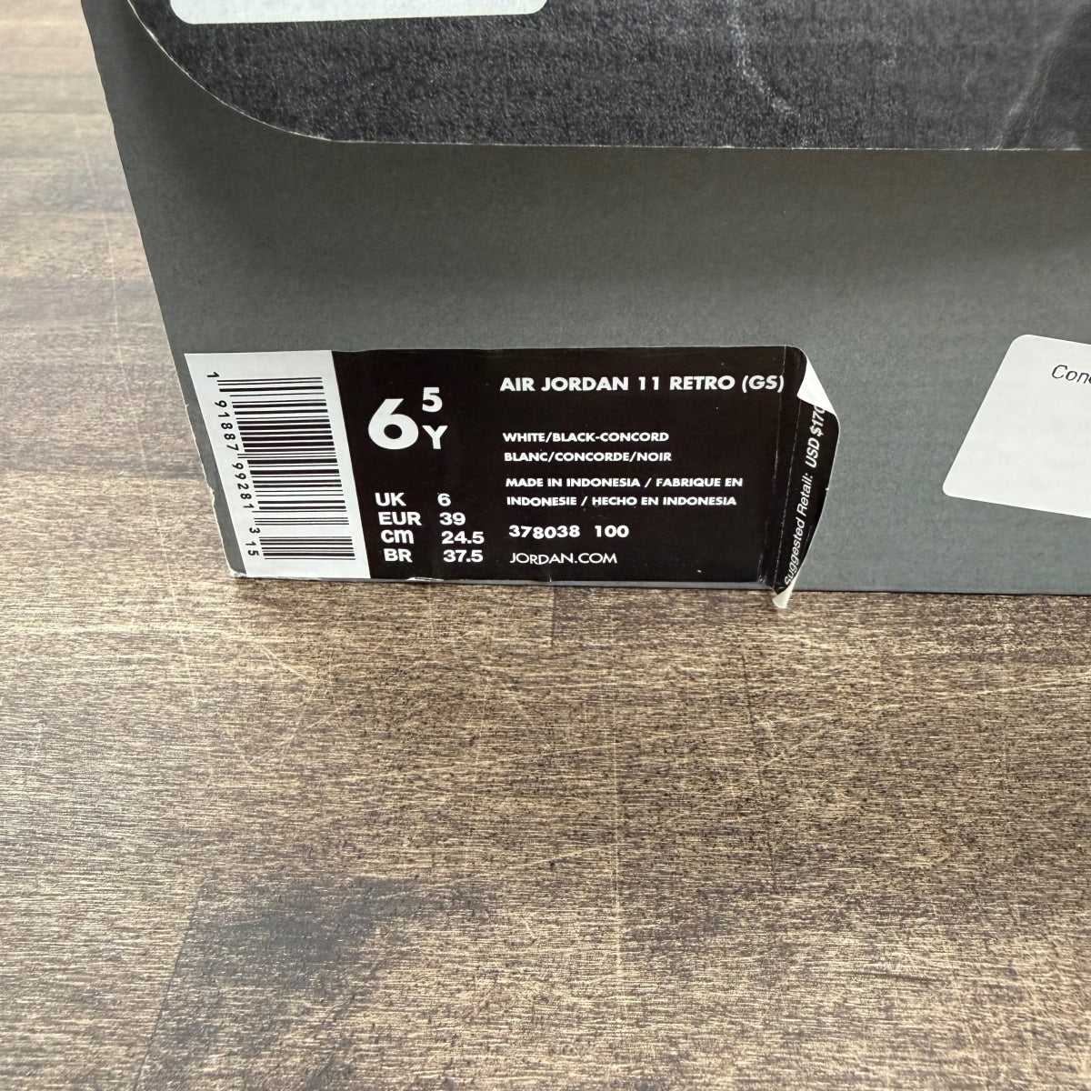 Jordan 11 Retro Concord (2018) (GS) - Image 6