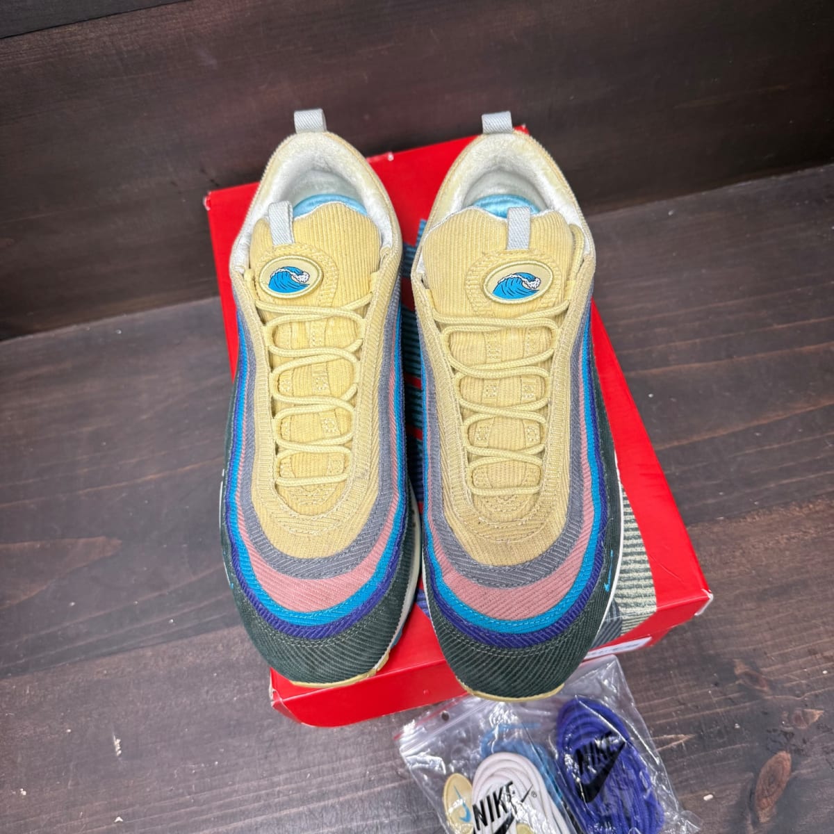 Nike Air Max 1/97 Sean Wotherspoon (Extra Lace Set Only) Size 11 (Pre-Owned) - back