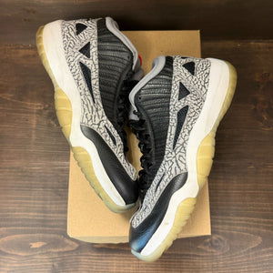 Jordan 11 Retro Low IE Black Cement Size 11.5 (Pre-Owned) - Image 2