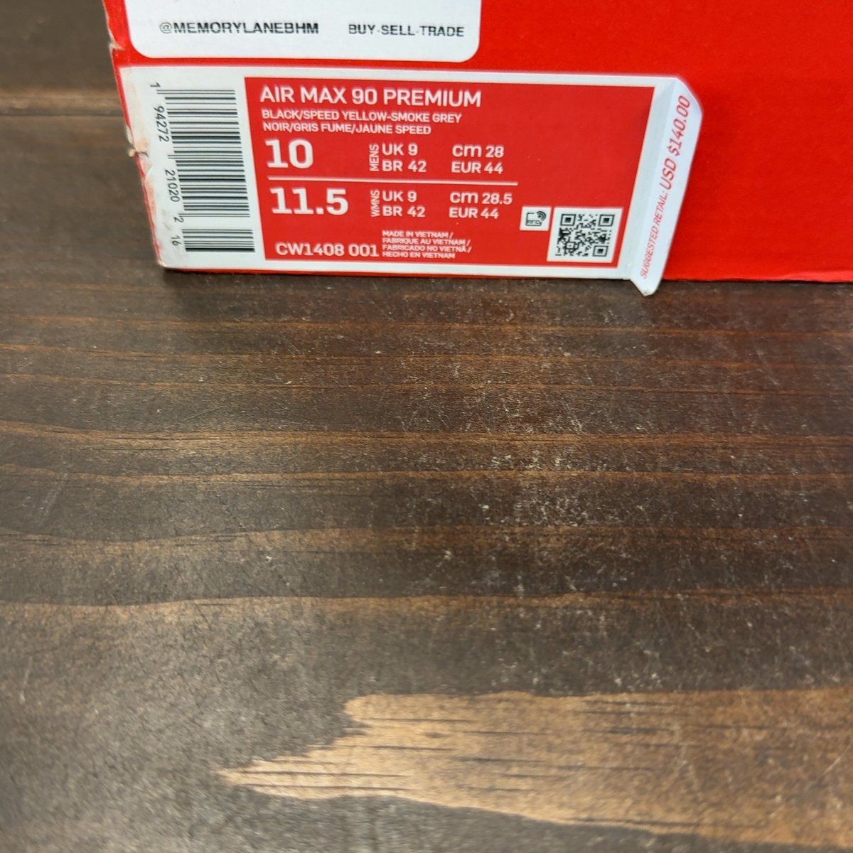 Nike Air Max 90 City Pack NYC (2020) Size 10 (Pre-Owned) - aux