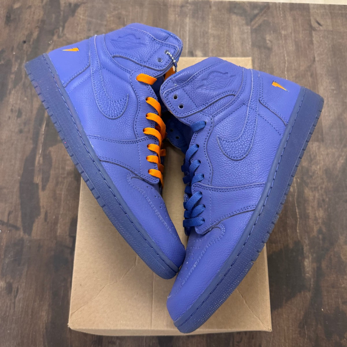Jordan 1 Retro High Gatorade Rush Violet Size 11 (Pre-Owned) - Image 1