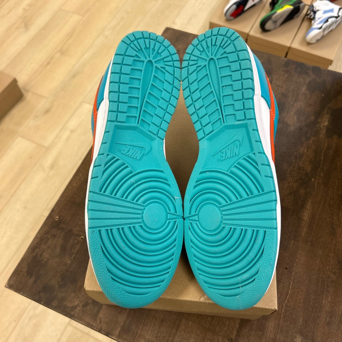 Nike Dunk Low Miami Dolphins Size 11.5 (Pre-Owned) - Image 5