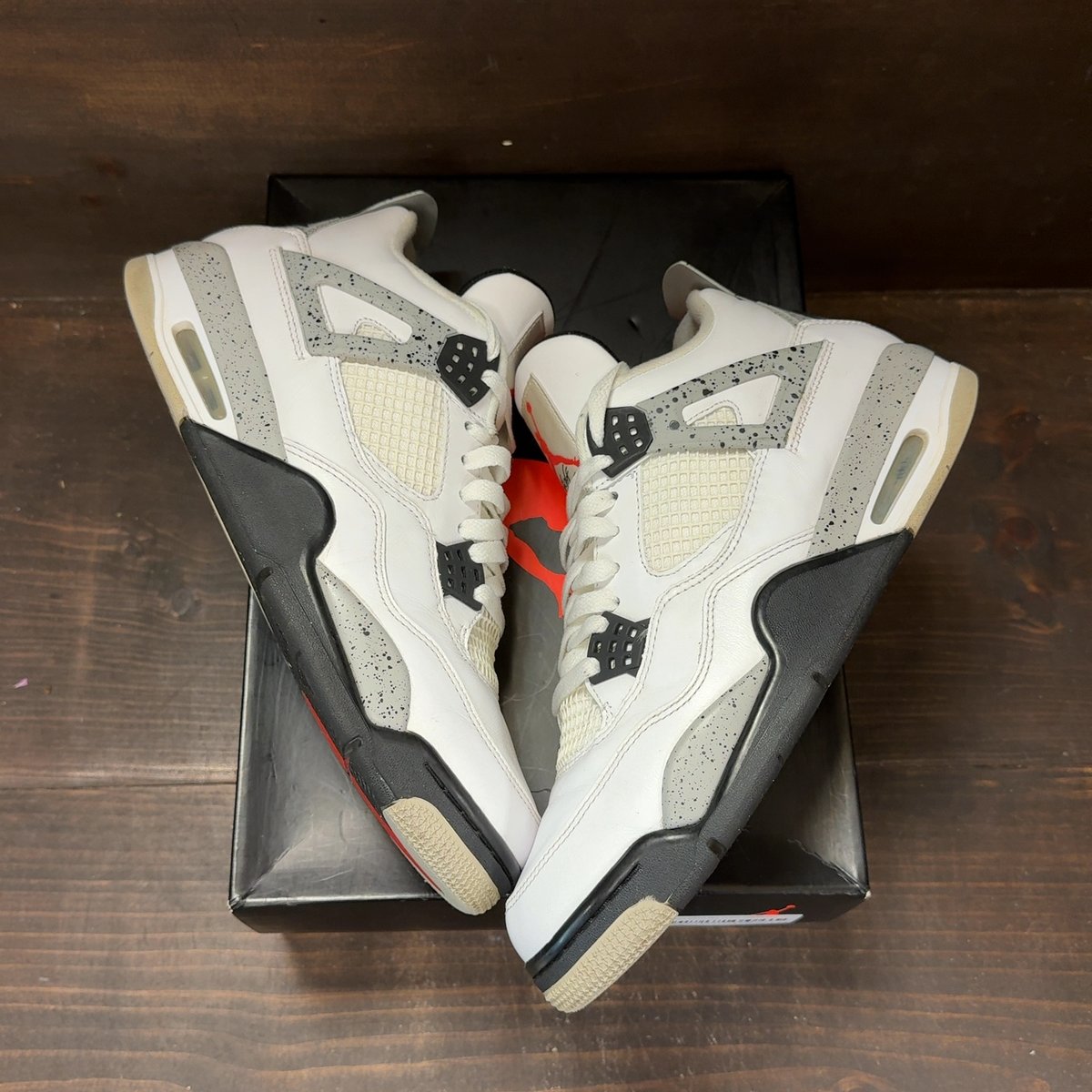 Jordan 4 Retro White Cement (2016) Size 11 (Pre-Owned) - back
