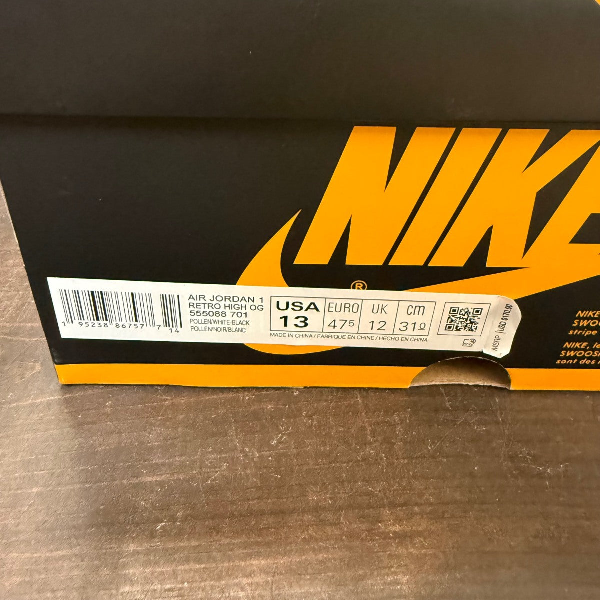 Jordan 1 Retro High Pollen - Image 7