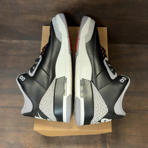 Jordan 3 Retro OG Black Cement (2024) Size 12.5 (Pre-Owned) - Image 11
