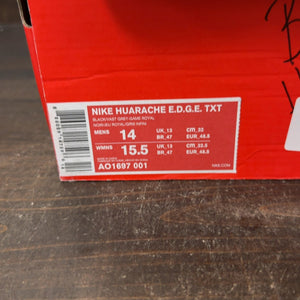 Nike Huarache Edge Txt Black Game Royal University Red Size 14 (Pre-Owned) - Image 7