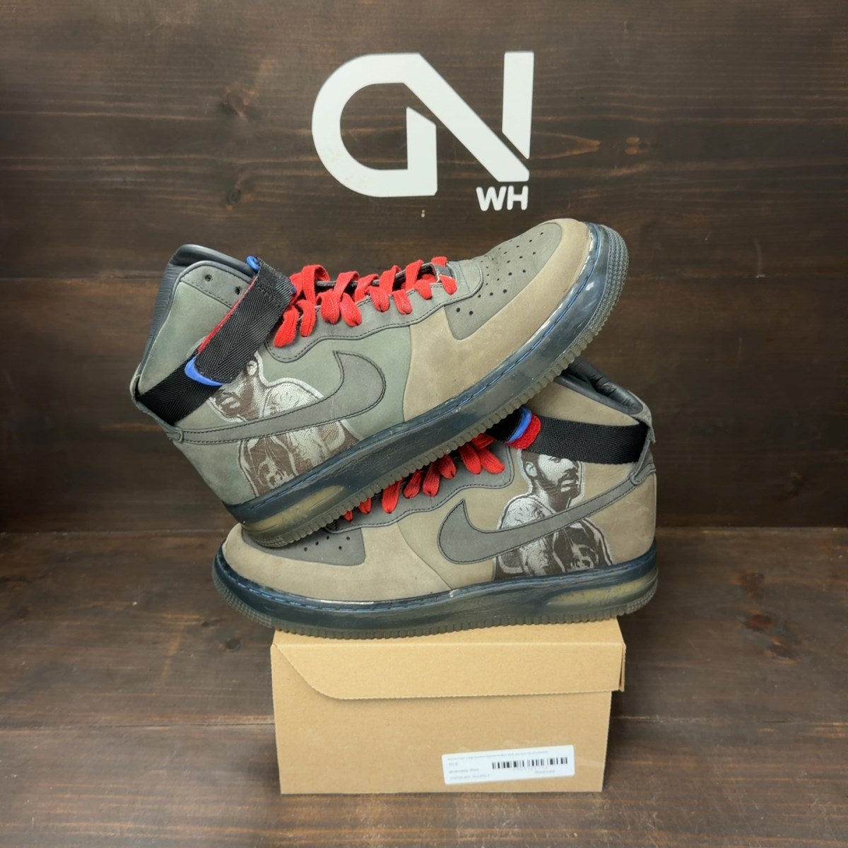 Nike Air Force 1 High Supreme Rasheed Wallace (New Six) Size 10.5 (Pre-Owned) - Image 1