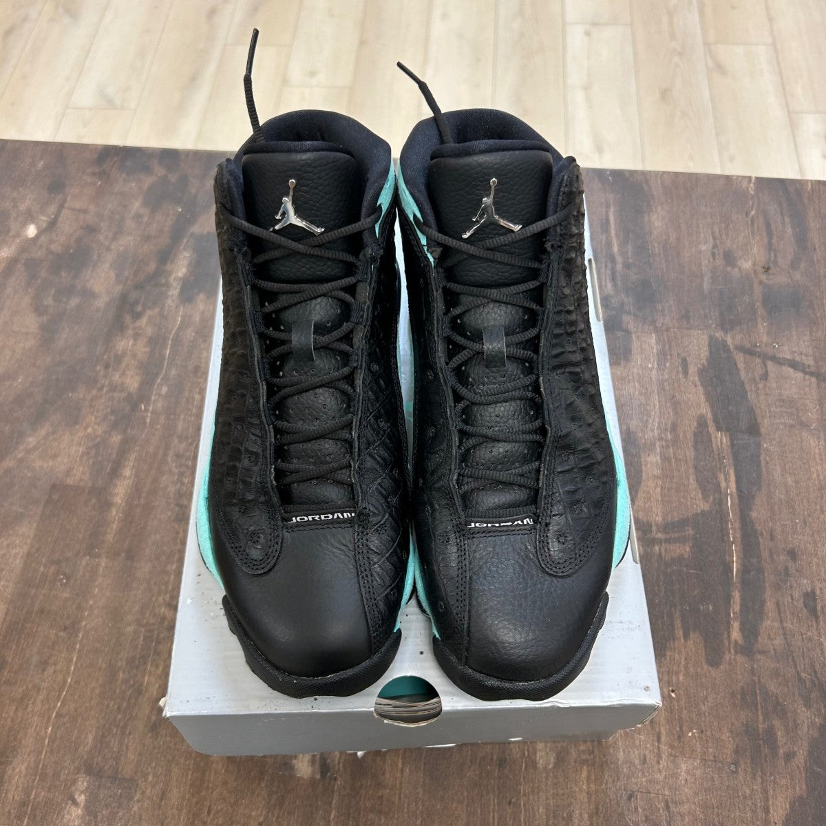 Jordan 13 Retro Black Island Green - Image 2