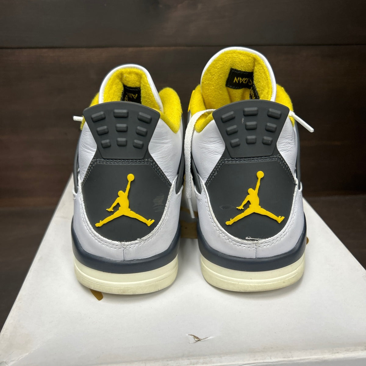 Jordan 4 Retro Vivid Sulfur (Women's) - Image 5
