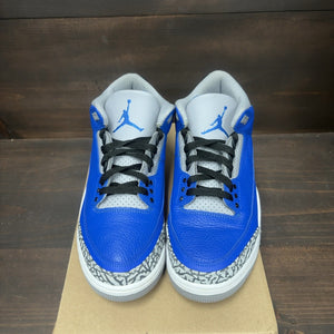 Jordan 3 Retro Varsity Royal Cement Size 9.5 (Pre-Owned) - Image 3