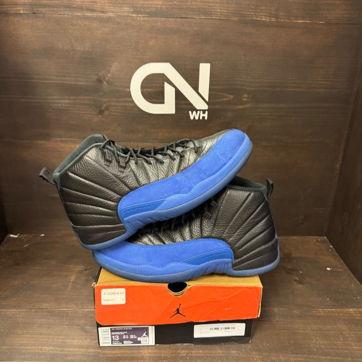 Jordan 12 Retro Black Game Royal - Image 1