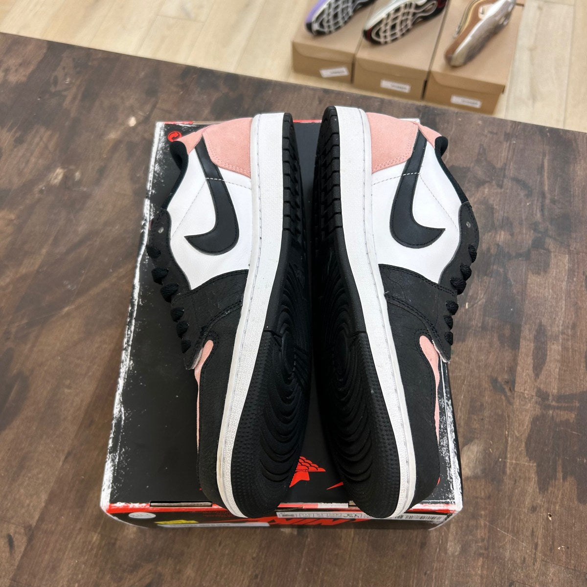 Jordan 1 Low OG Bleached Coral Size 13 (Pre-Owned) - Image 3