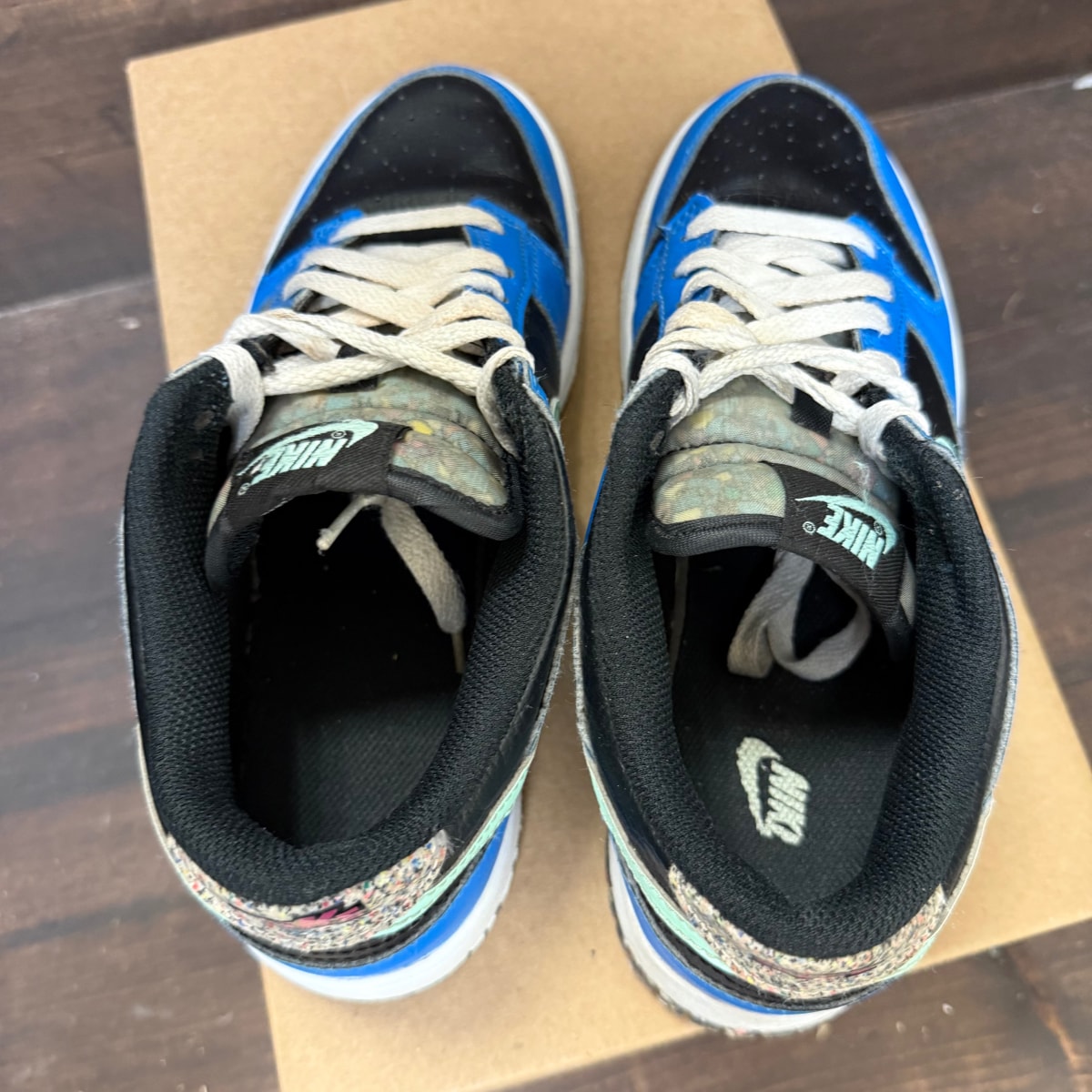 Nike Dunk Low Crater Blue Black (GS) Size 6.5Y (Pre-Owned) - Image 4