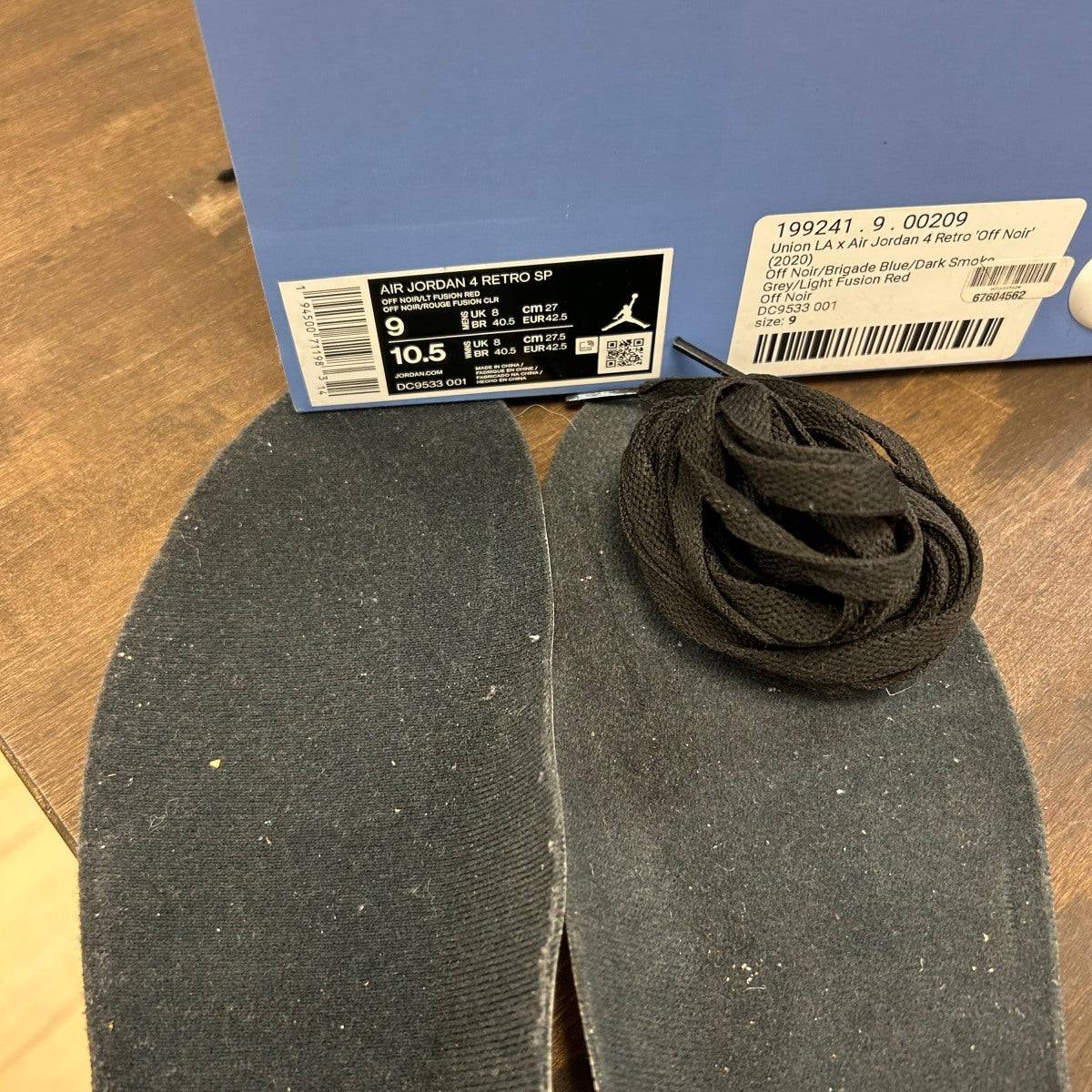 Jordan 4 Retro Union Off Noir - Image 6