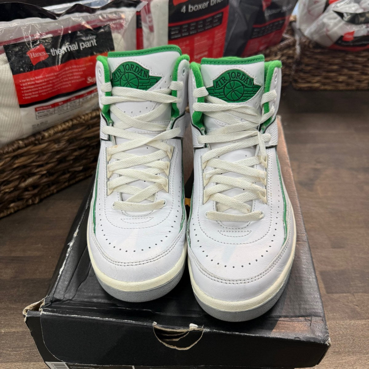 Jordan 2 Retro Lucky Green (GS) - Image 3