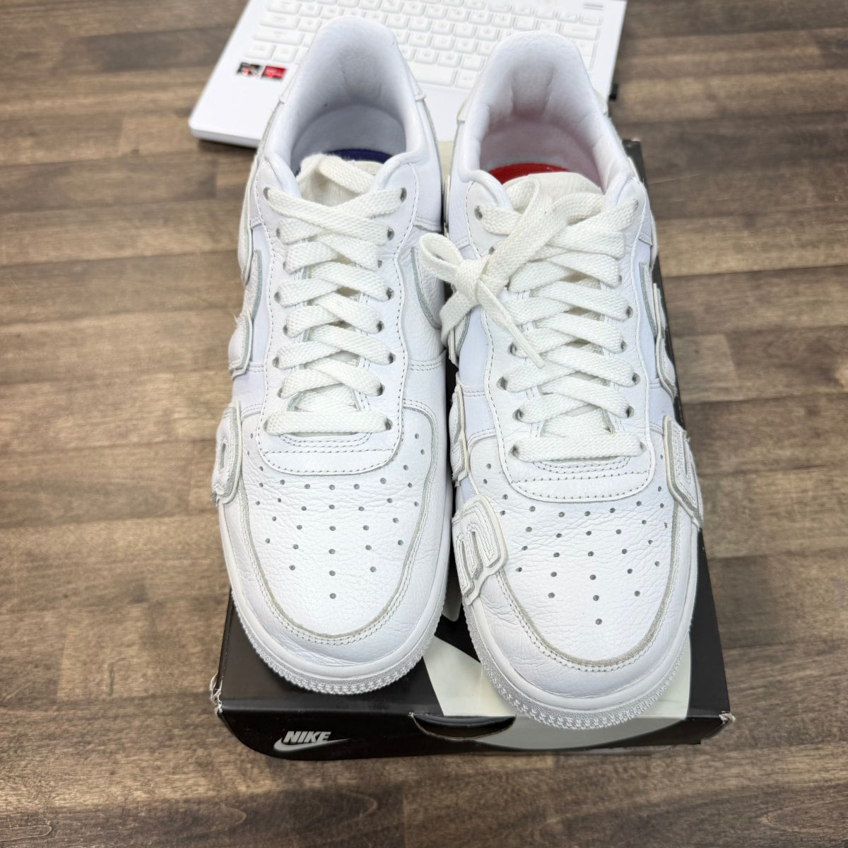 Nike Air Force 1 Low Cactus Plant Flea Market White (2024) Size 8 (Pre-Owned) - Image 2