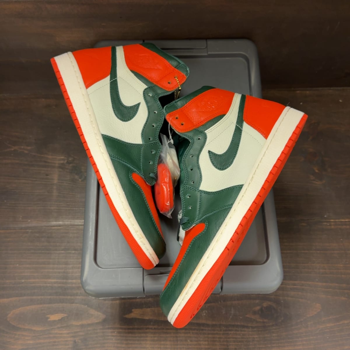 Jordan 1 Retro High SoleFly Art Basel Sail Size 15 - back