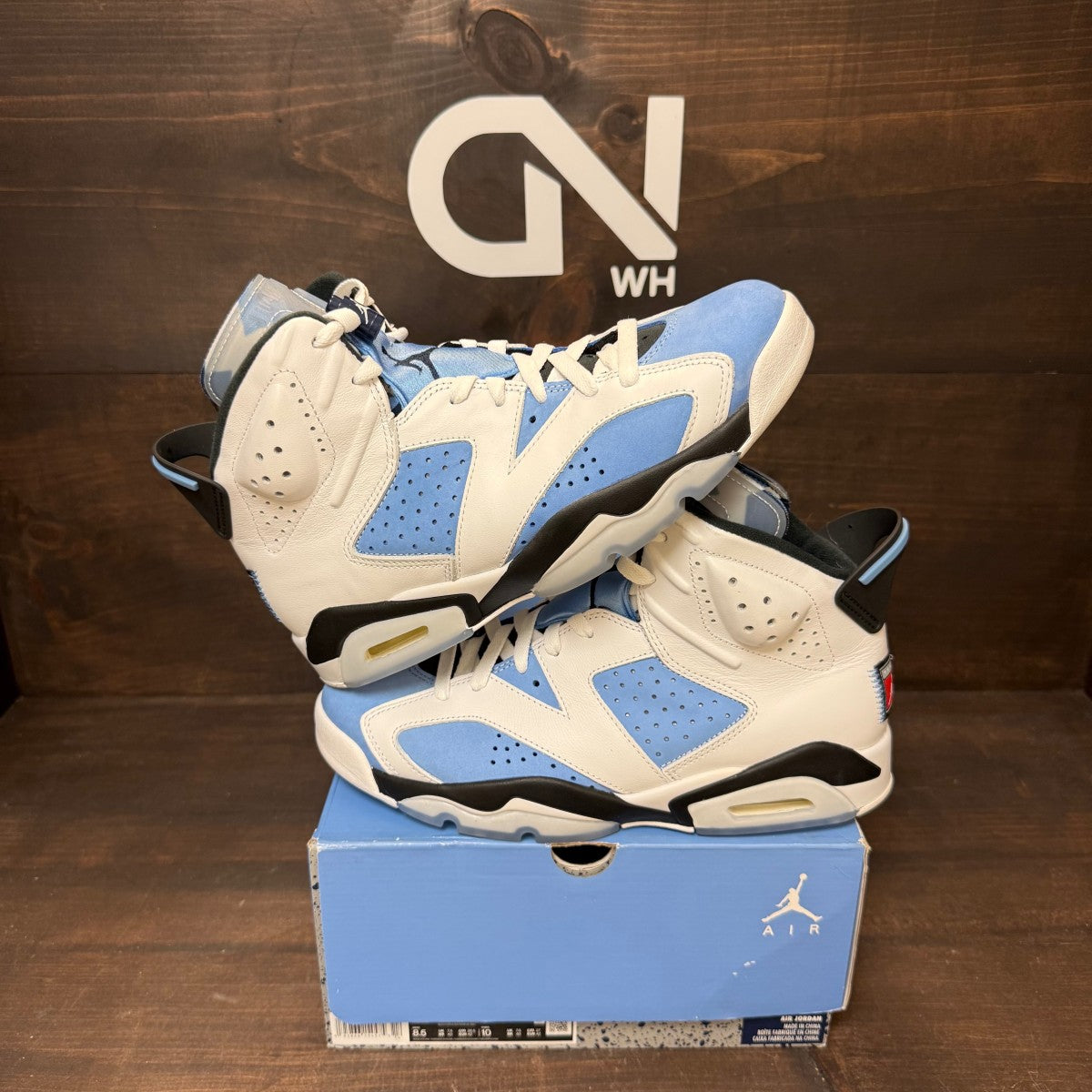 Jordan 6 Retro UNC White - Image 1