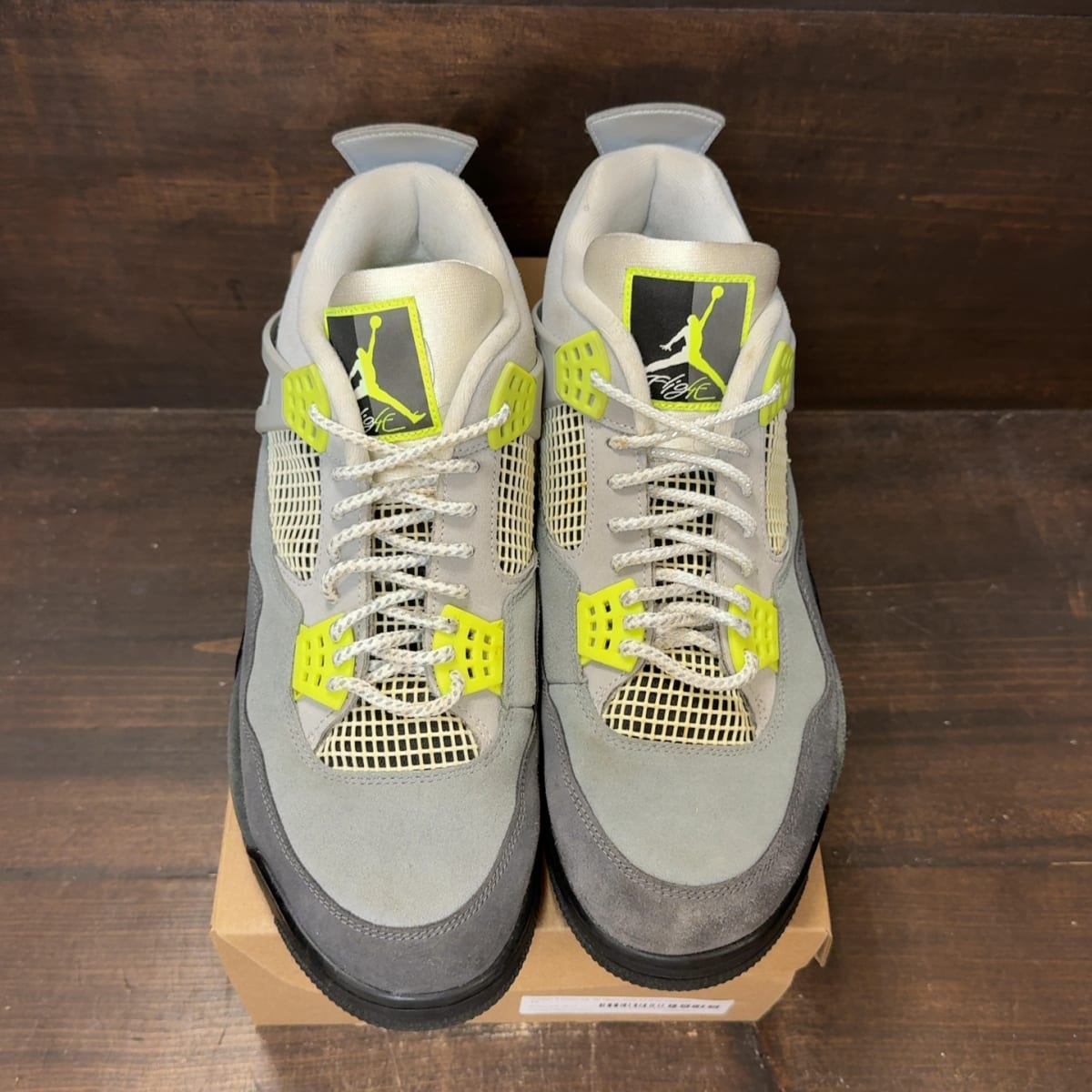 Jordan 4 Retro SE 95 Neon Size 13 (Pre-Owned) - tag
