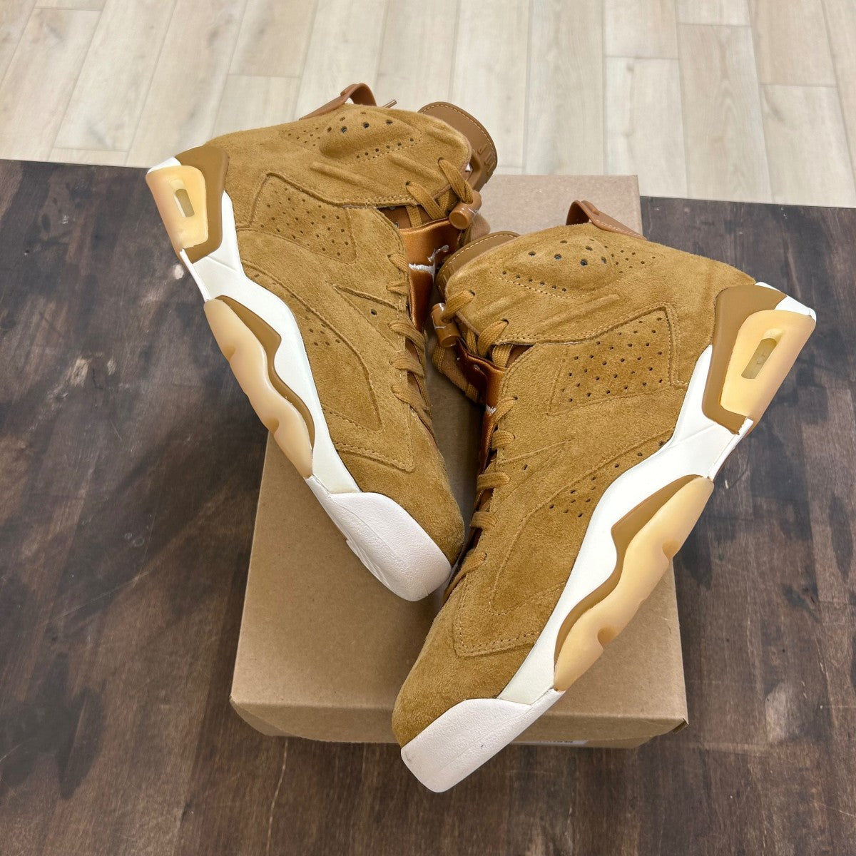 Jordan 6 Retro Wheat Size 12 (Pre-Owned) - Image 1