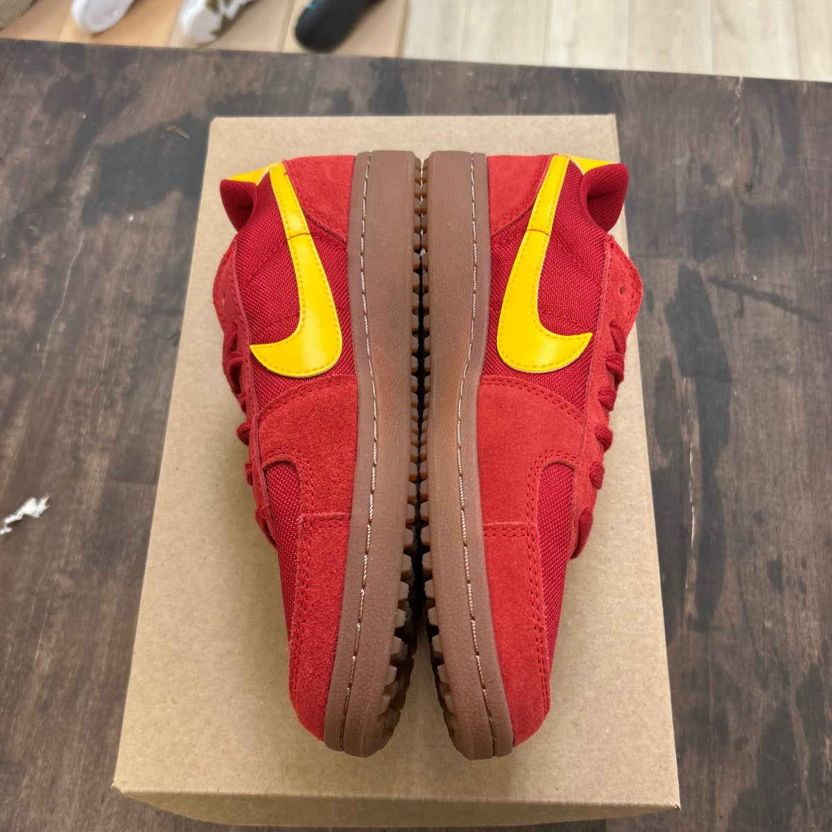 Nike Field General Gym Red Gum Medium Brown Team Gold (GS) Size 6Y (Pre-Owned) - Image 7