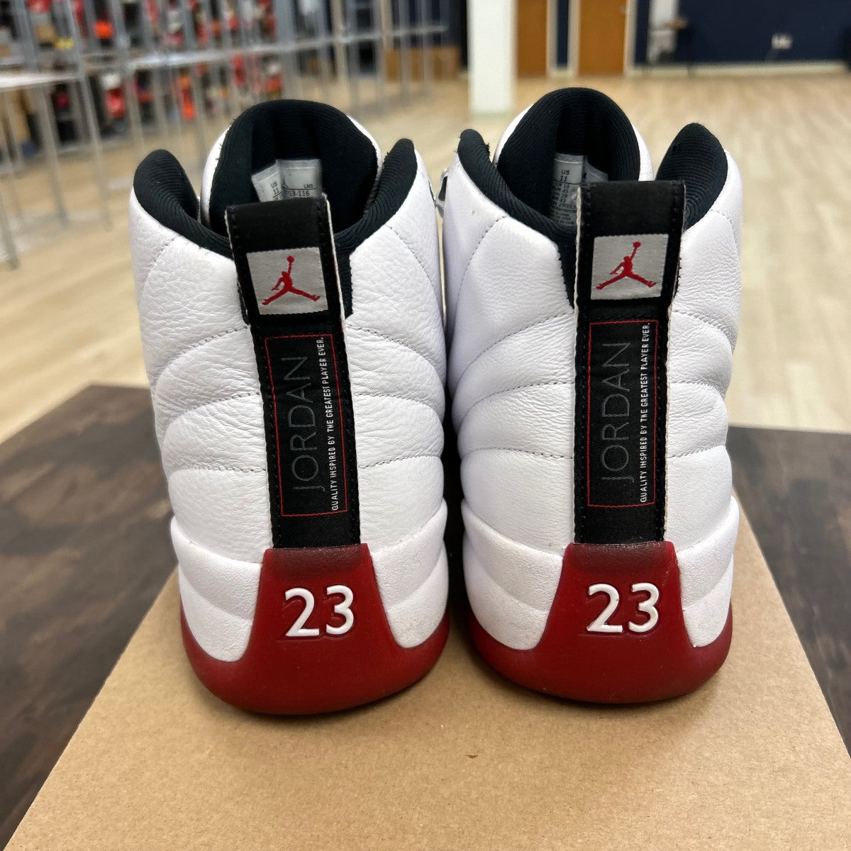 Jordan 12 Retro Cherry (2023) Size 11 (Pre-Owned) - Image 4