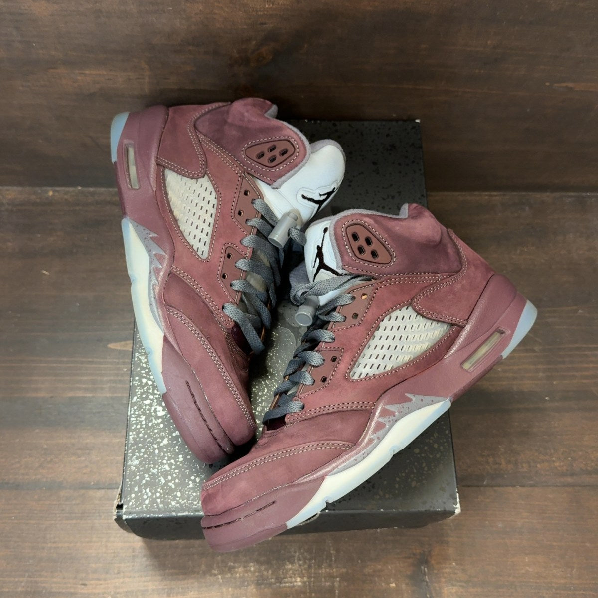 Jordan 5 Retro Burgundy (2023) (GS) Size 6Y (Pre-Owned) - back