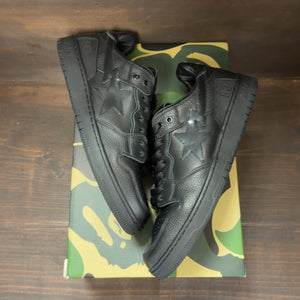 A Bathing Ape Bape SK8 Sta Triple Black Patent Leather Sta Logo - Image 2