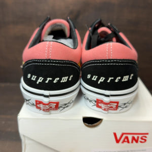 Vans Skate Old Skool Supreme Tribal Barbed Wire Pink Size 8 (Pre-Owned) - aux