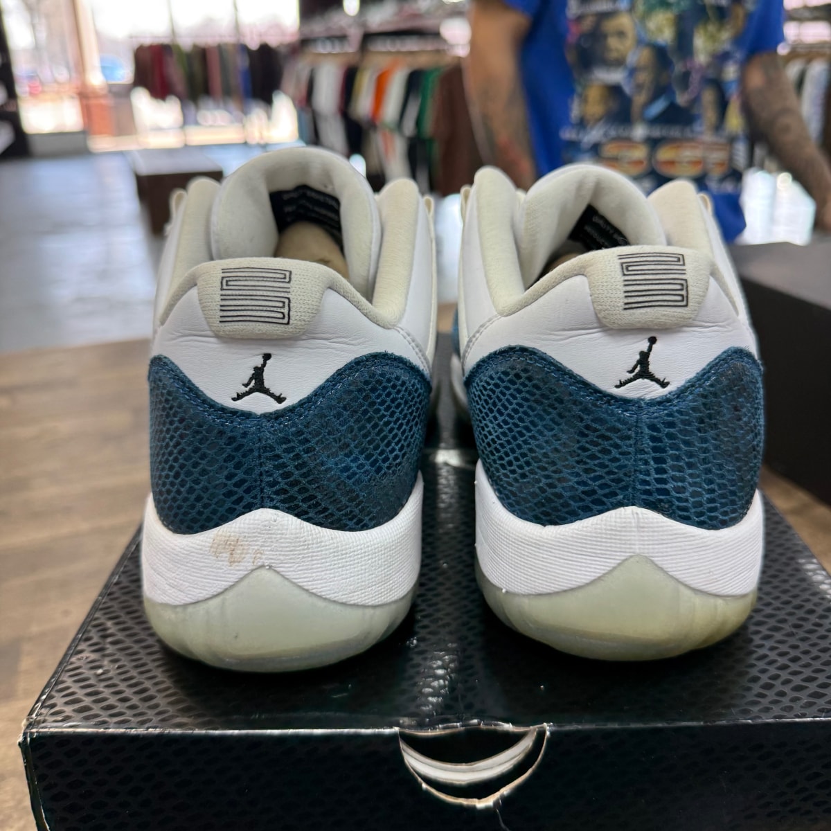 Jordan 11 Retro Low Snake Navy (2019) - Image 4