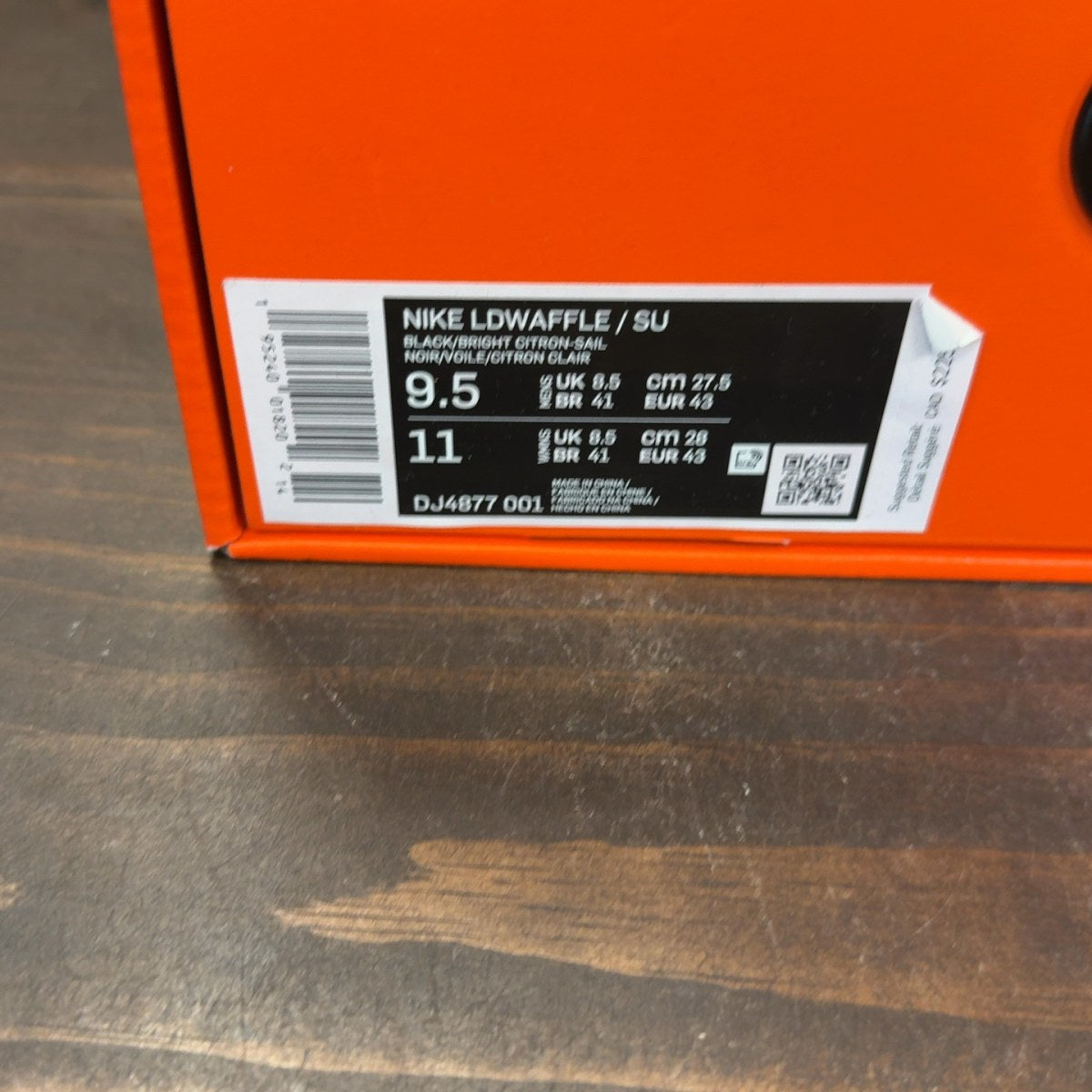 Nike LD Waffle sacai Undercover Black Bright Citron - Image 8