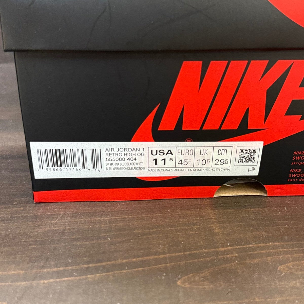 Jordan 1 Retro High OG Dark Marina Blue - Image 7