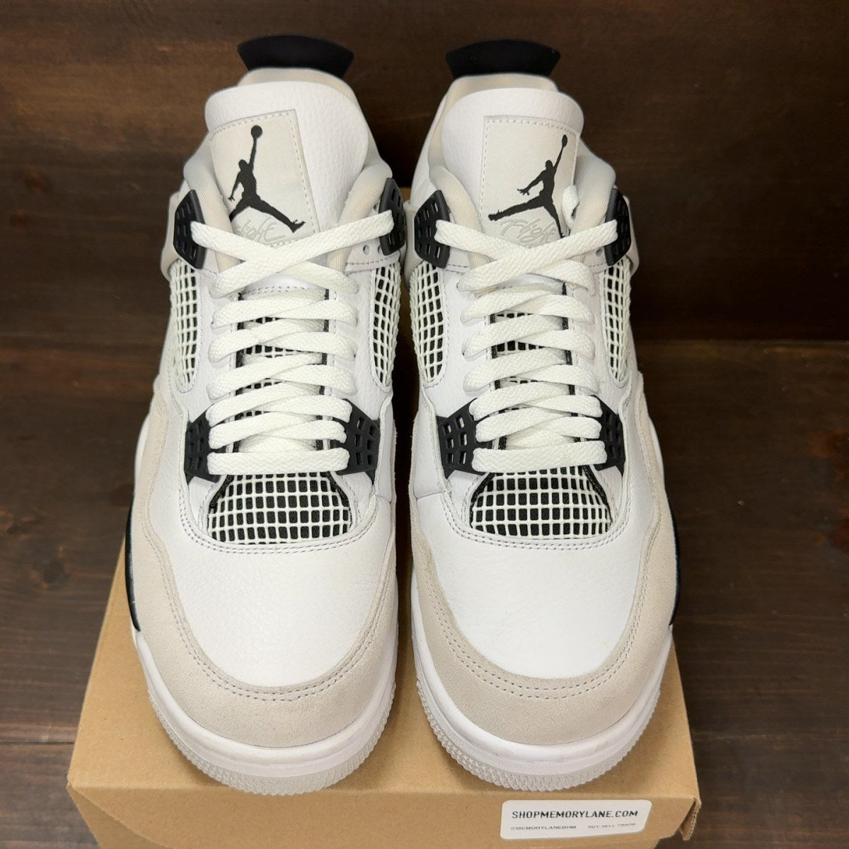 Jordan 4 Retro Military Black Size 9.5 (Pre-Owned) - Image 3