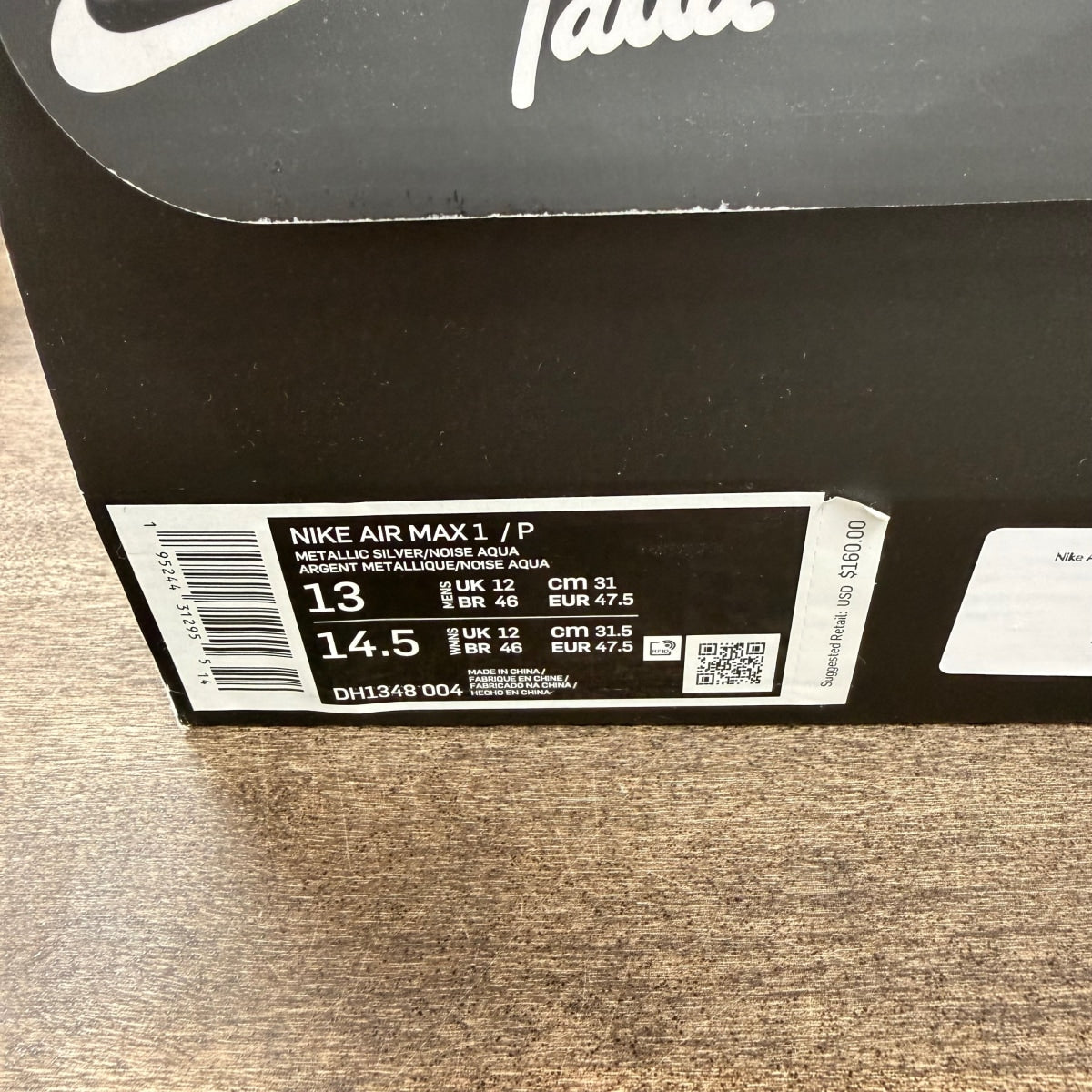 Nike Air Max 1 Patta Waves Noise Aqua (with Bracelet) Size 13 (Pre-Owned) - Image 6