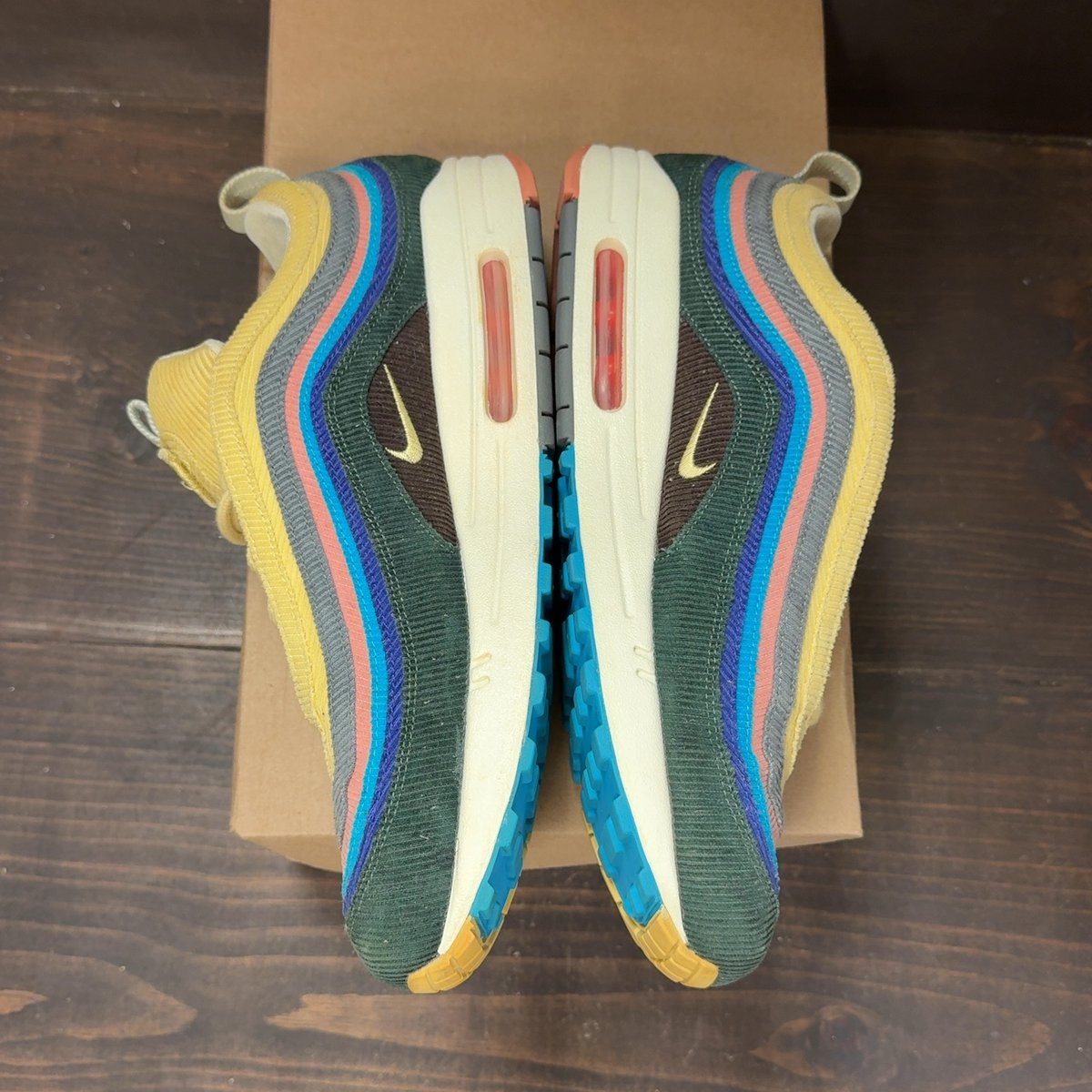 Nike Air Max 1/97 Sean Wotherspoon (Extra Lace Set Only) Size 9.5 (Pre-Owned) - aux
