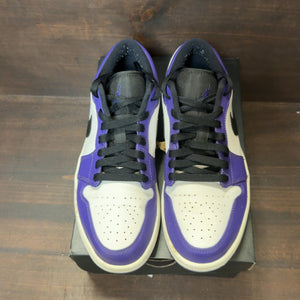 Jordan 1 Low Court Purple White - Image 3