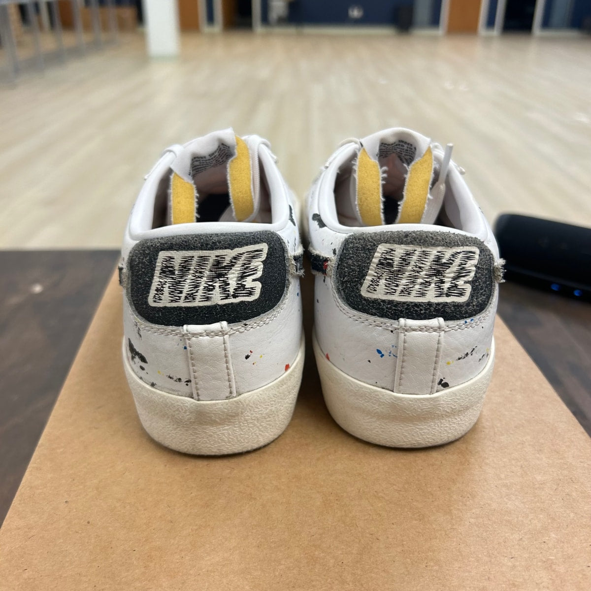 Nike Blazer Low 77 Paint Splatter Size 9 (Pre-Owned) - Image 4