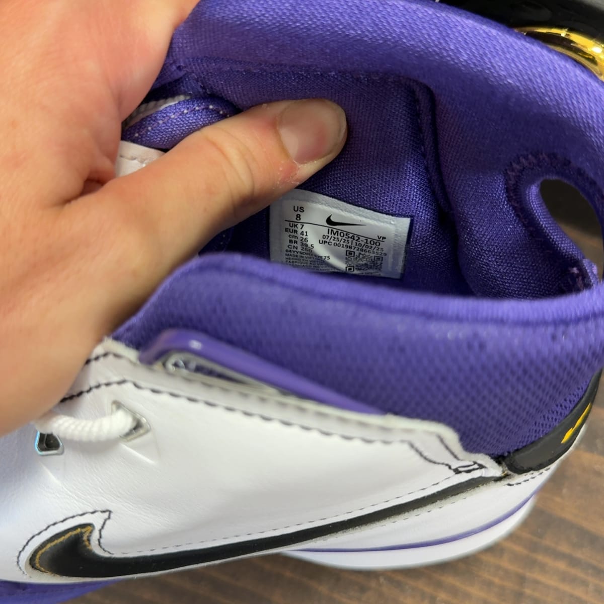 Nike Kobe 1 Protro 81 Pt Game (2026) Size 8 - aux