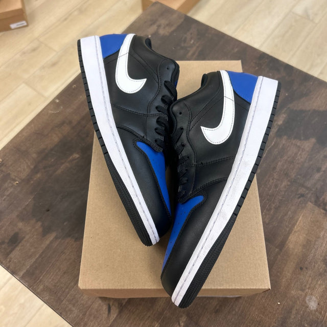 Jordan 1 Low Black Royal Toe Size 12 (Pre-Owned) - Image 1