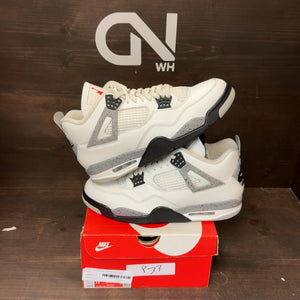 Jordan 4 Retro White Cement (2025) Size 11.5 (Pre-Owned) - Image 1