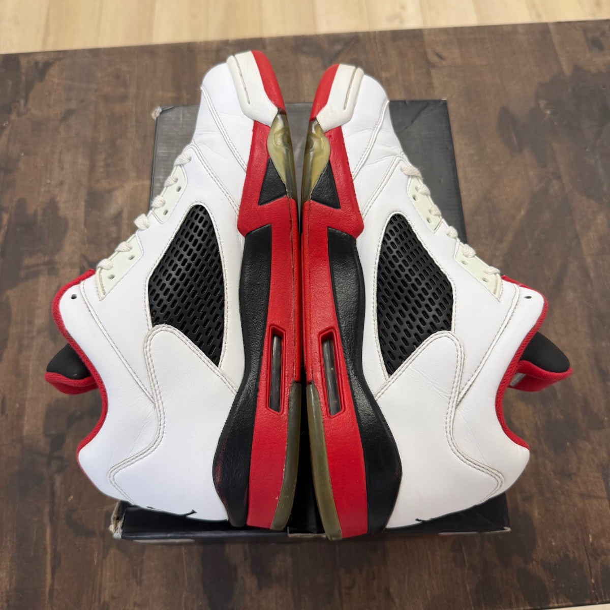 Jordan 5 Retro Low Fire Red - Image 4