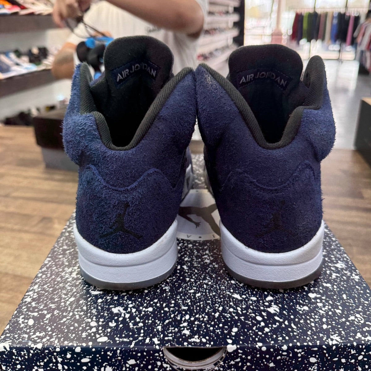 Jordan 5 Retro Midnight Navy - Image 4