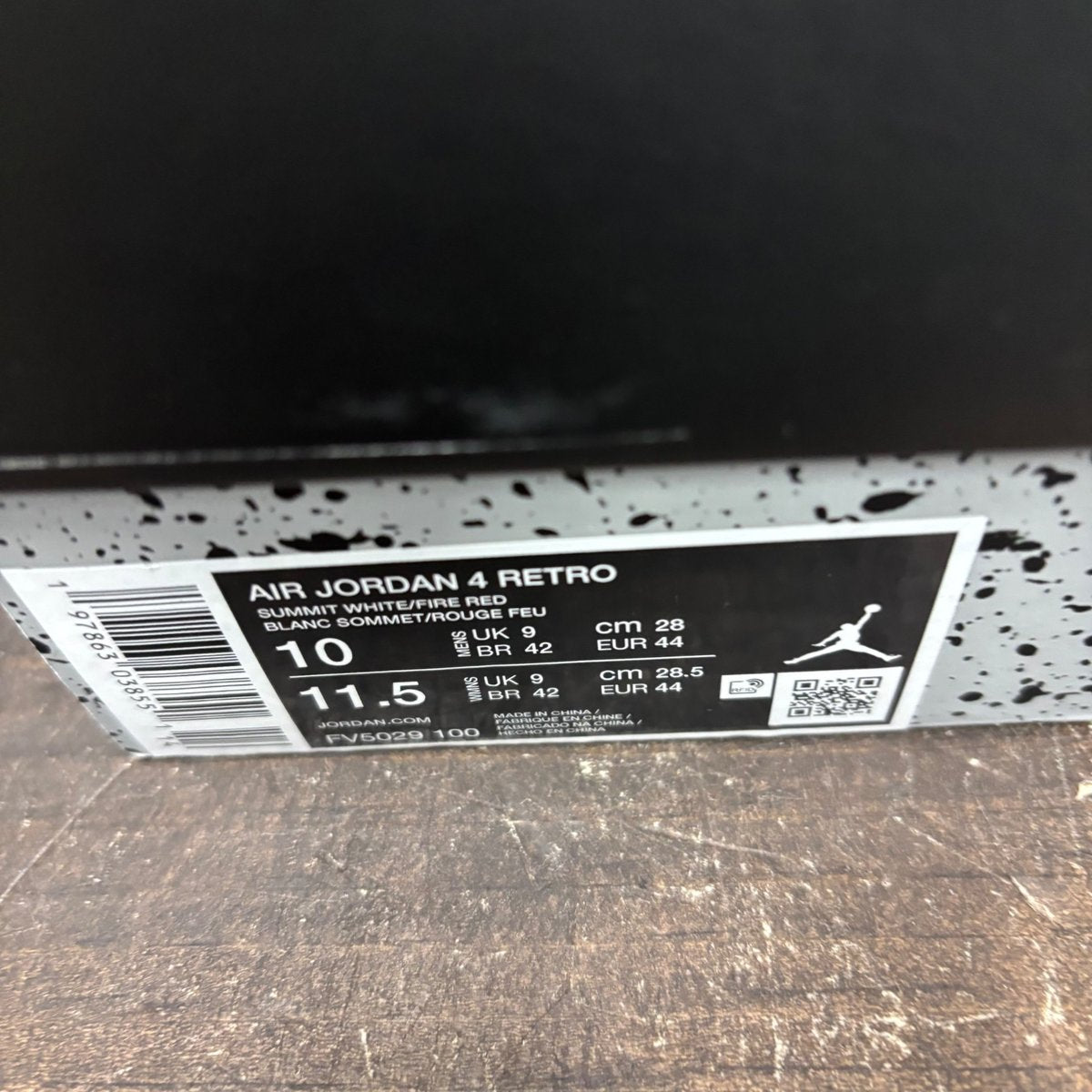Jordan 4 Retro White Cement (2025) Size 10 (Pre-Owned) - aux