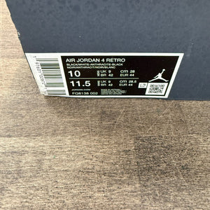 Jordan 4 Retro Fear (2024) Size 10 (Pre-Owned) - Image 6