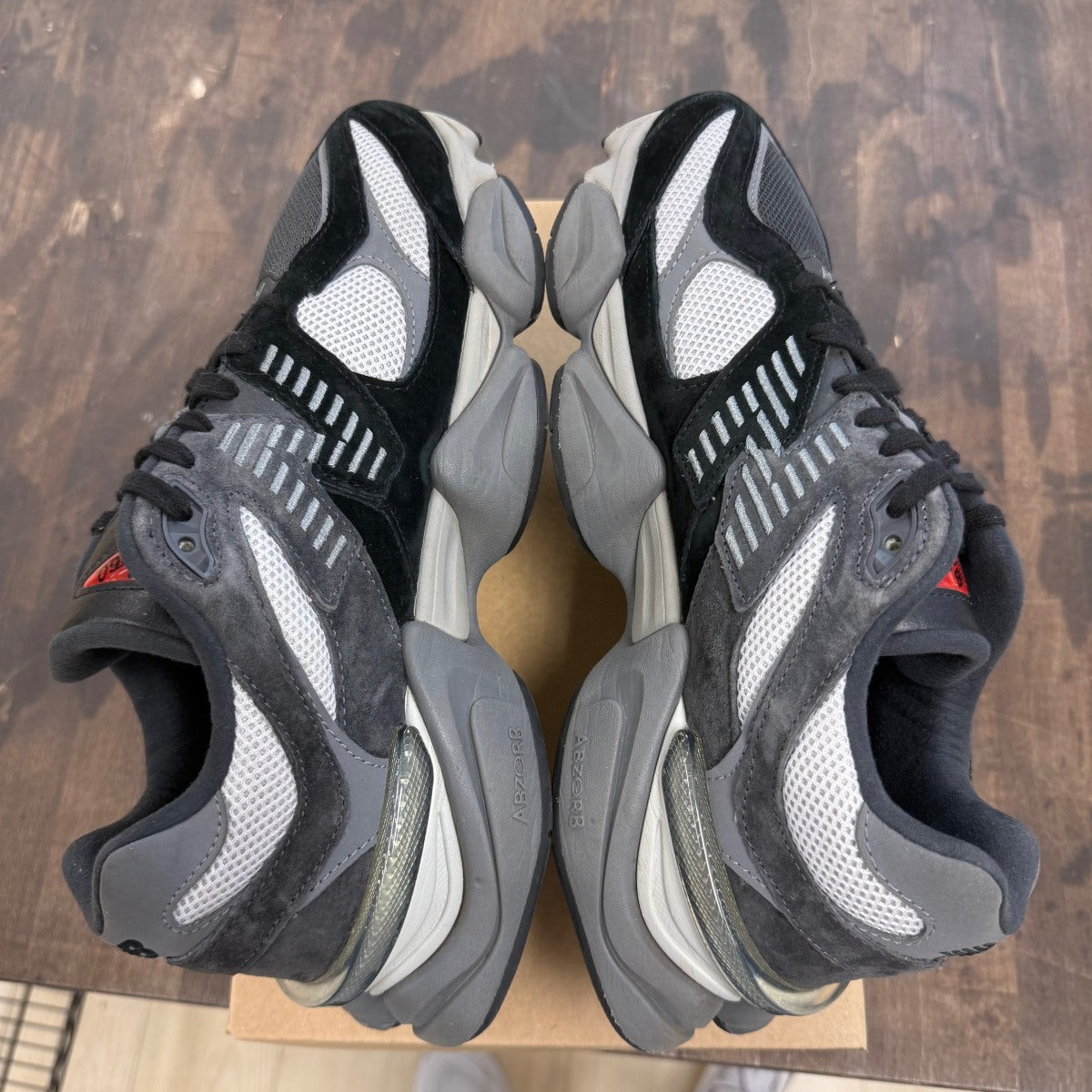 New Balance 9060 Black Castlerock Grey Size 10 (Pre-Owned) - Image 4
