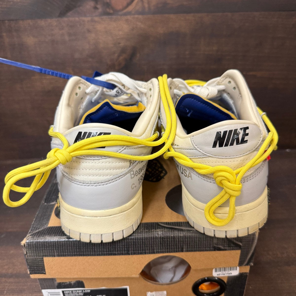 Nike Dunk Low Off-White Lot 27 - Image 3