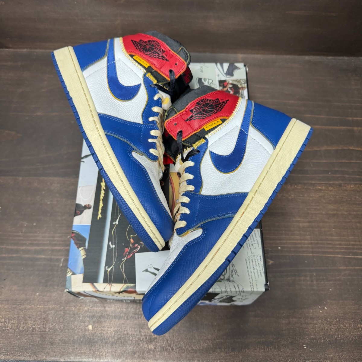 Jordan 1 Retro High Union Los Angeles Storm Blue - Image 2