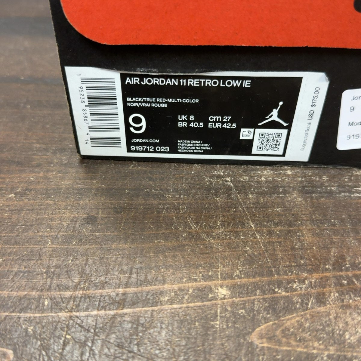 Jordan 11 Retro Low IE Bred (2021) - Image 7